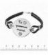 PULSERA PLATA CAUCHO TQMAMÁ - K-00545-MA04