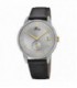 Reloj Hombre Minimalist Gris Correa Piel Negra LOTUS - 18361/1