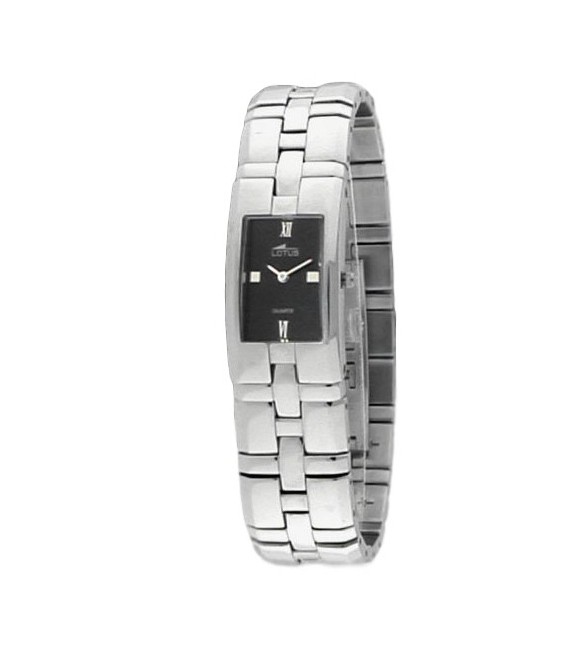 Reloj Brazalete para Mujer Con esfera rectangular negra Bliss LOTUS - 9773/1