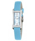 Reloj Mujer Rectangular Esfera Azul Correa Piel Azul Swiss Made CANDINO - C4356/6