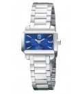 Reloj Swiss Made Mujer Diseño Rectangular Acero Esfera Azul CANDINO - C4258/2