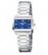 Reloj Swiss Made Mujer Diseño Rectangular Acero Esfera Azul CANDINO - C4258/2