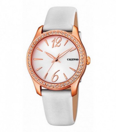 Reloj Mujer Señora Rosé Correa Piel CALYPSO - K5717/2