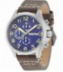 Reloj Hombre Crono Correa Piel Marrón Esfera Azul Brenton Brown TIMBERLAND - 15026JS-03