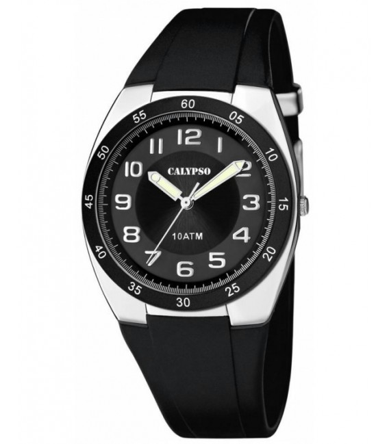 Reloj Unisex Caucho Negro CALYPSO - K5753/6