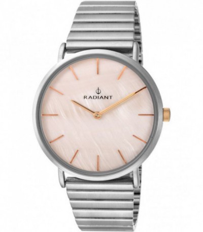 Reloj Plateado Mujer Ginger Esfera Rosa RADIANT - RA475201