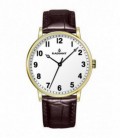 Reloj Hombre Dorado Esfera Visible Correa Piel Classic RADIANT - RA481603