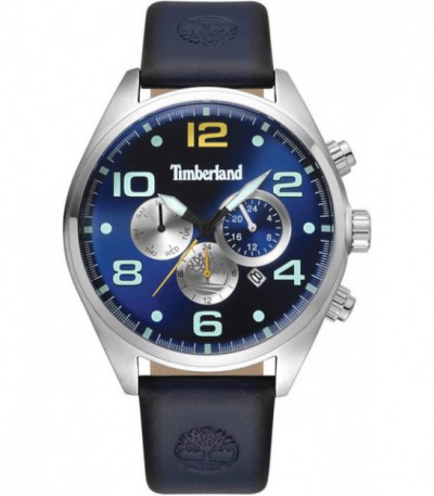 Reloj Hombre Crono Correa Piel Azul Whitman TIMBERLAND - 15477JS-03