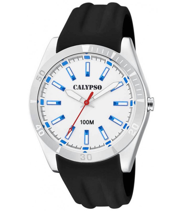 Reloj Hombre Calypso K5819/2 Digital Caja y Correa Azul
