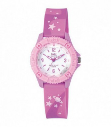 RELOJ NIÑA ROSA Q&Q - VQ96J020Y - Torres Joyería