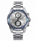 Reloj Hombre Crono Acero Esfera Plateada VICEROY - 401239-07