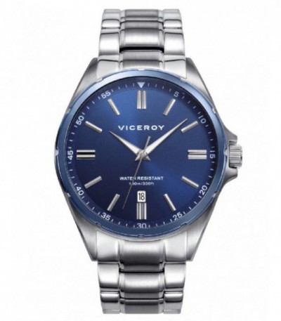 Reloj Hombre Acero Esfera Azul Magnum VICEROY - 471291-37