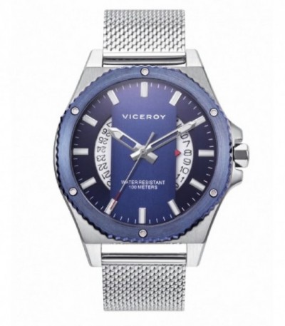 Reloj Hombre Magnum Acero Bicolor Esfera Azul VICEROY - 46821-37