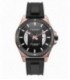 Reloj Hombre Magnum Acero Rosé Caucho Negro Esfera Negra VICEROY - 46821-57