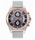 Reloj Hombre Magnum Acero Bicolor Crono Esfera Gris VICEROY - 46823-17