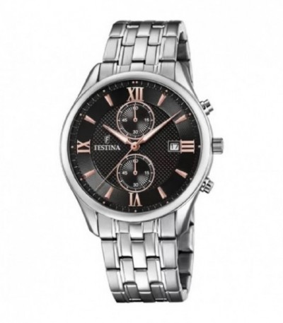 RELOJ HOMBRE CRONO ACERO FESTINA - F6854/7