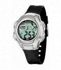 Reloj Digital Hombre Plateado y Negro CALYPSO - K5509/2