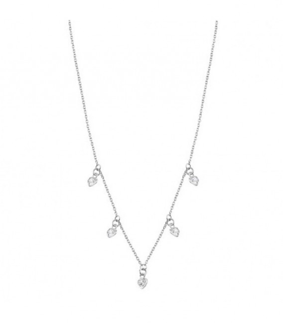 COLLAR TRENDY CORAZONES LOTUS SILVER - LP3190-1/1