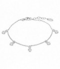 PULSERA SEÑORA TRENDY CORAZONES CIRCONITA LOTUS SILVER - LP3190-2/1