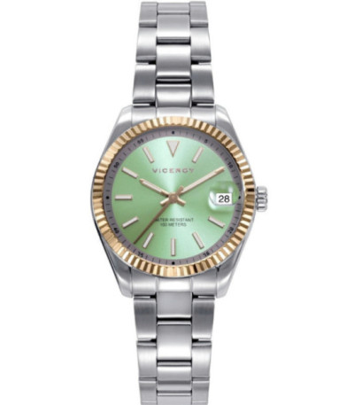 Reloj Mujer Acero Esfera Verde Chic VICEROY - 42438-37