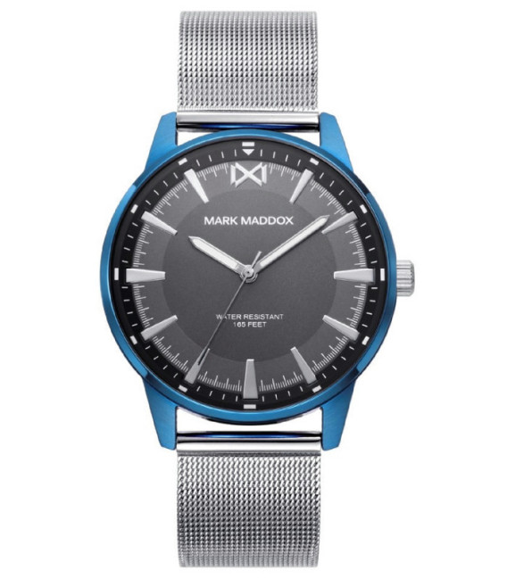 Reloj Hombre Acero Azul y Negro MARK MADDOX - HM0141-17