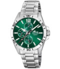 Reloj Multifunción Hombre Acero Esfera Verde LOTUS - 18812/7