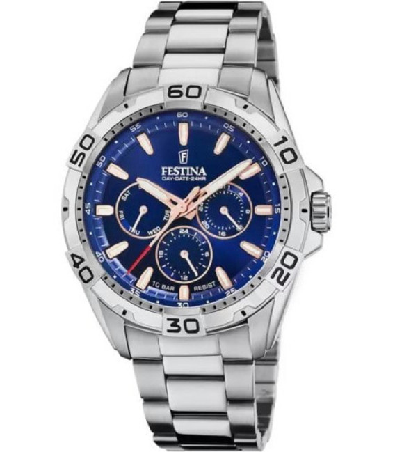 Reloj Hombre Multifunción Azul FESTINA - F20623/2