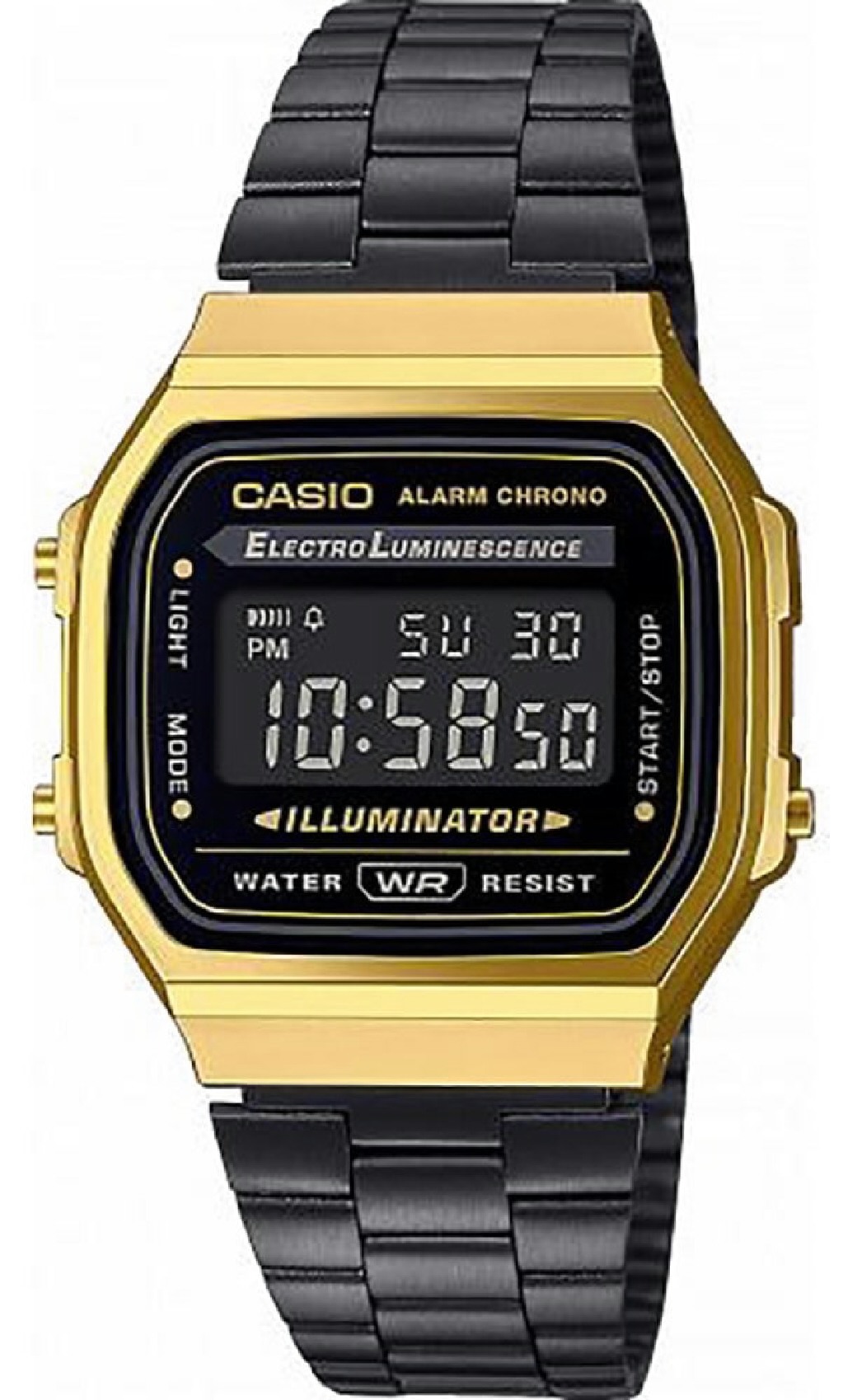 Reloj Casio vintage redondo dorado malla