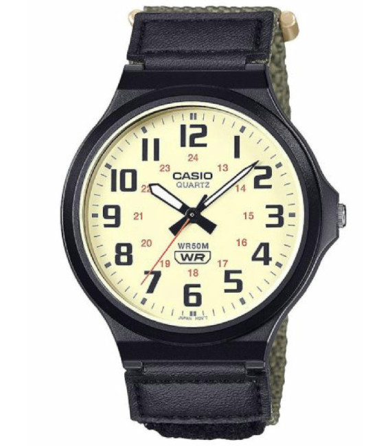 Reloj Vintage Hombre Analógico Correa Nylon CASIO - MW-240B-3BVEF