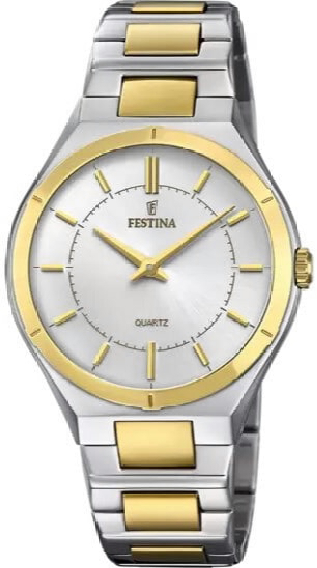 Reloj Hombre Acero Dorado FESTINA SWISS MADE - F20020/1 - Torres Joyería