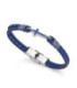 Pulsera Acero Niño Cruz y Cuero Azul VICEROY FASHION - 1488P01013