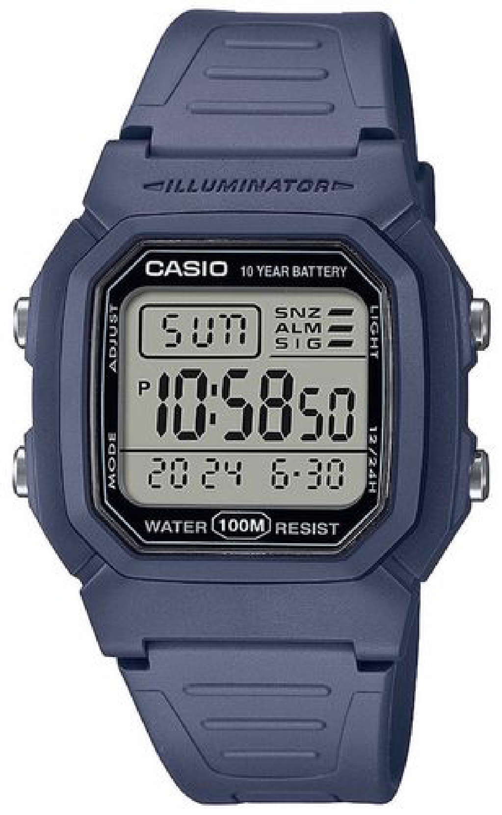 Reloj digital fashion azul