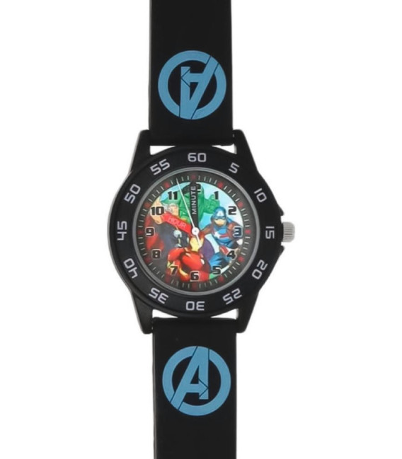 Reloj Infantil Avengers Negro Analógico DISNEY - AVG9007