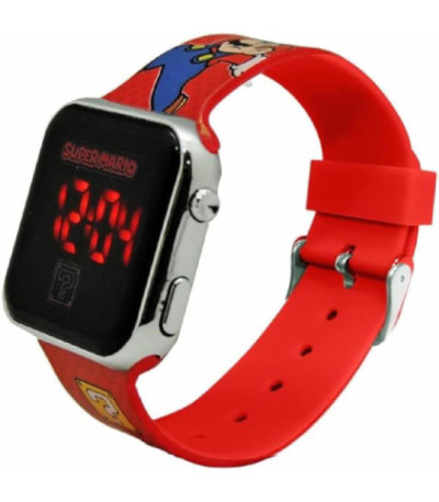 Reloj Infantil Super Mario Rojo Digital DISNEY - GSM4107