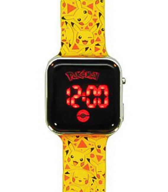 Reloj Infantil Pokémon con Pikachu Amarillo Digital DISNEY - POK4320