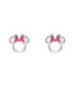 Pendientes Mini Minnie Mouse Lazo Lunares Acero DISNEY - ST0048P