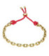 Pulsera Unisex Cadena Acero Dorado Cuerda Rosa LOTUS STYLE - LS2377-2/3