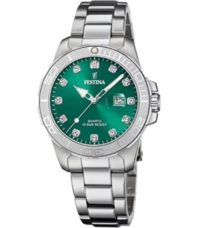 Reloj Mujer Acero Esfera Verde Boyfriend FESTINA - F20503/7