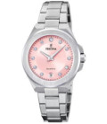 Reloj Mujer Esfera Rosa Claro Acero FESTINA - F20700/2