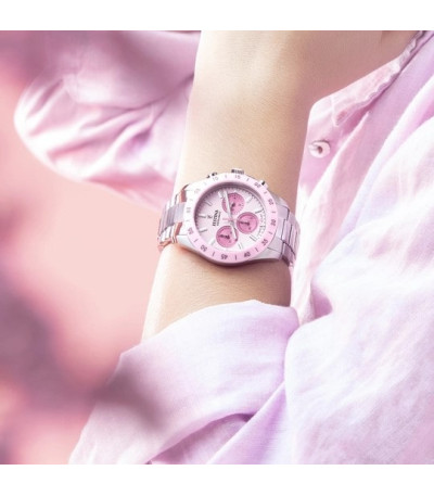 Reloj Mujer Rosa Claro Crono Ceramic FESTINA - F20693/2
