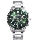 Reloj Hombre Deportivo Crono Acero Esfera Verde Mission MARK MADDOX - HM1017-66