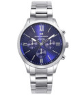 Reloj Hombre Crono Acero Esfera Azul Marais MARK MADDOX - HM1019-33