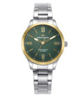 Reloj Mujer Acero Esfera Verde Bisel Pavonado Oro 18K MARK MADDOX - MM1024-63