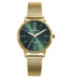 Reloj Mujer Acero Esfera Verde Milanesa Dorada MARK MADDOX - MM1022-64