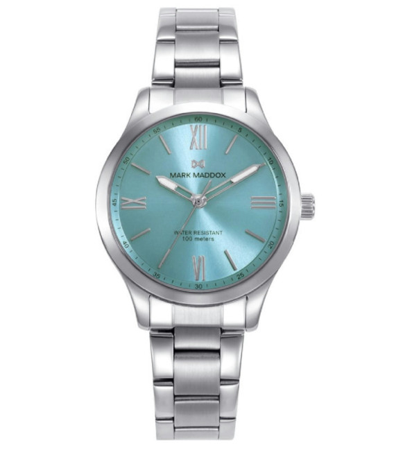 Reloj Mujer Acero Esfera Azul Turquesa MARK MADDOX - MM1024-93