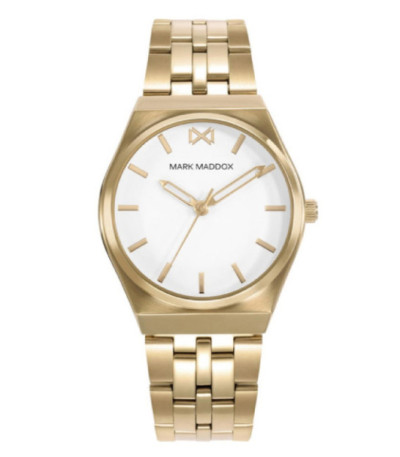 Reloj Mujer Acero Dorado TimTel Brazalete Marais MARK MADDOX - MM0141-07