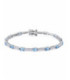 Pulsera Plata Rodiada Eslabones Cristal Azul VICEROY JEWELS - 9140P000-30