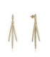 Pendientes Largos Plata Dorada y Circonitas VICEROY JEWELS - 2321E100-30