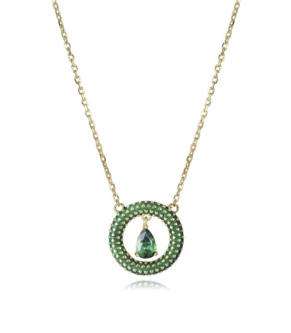 Collar Plata Dorado Esmalte Verde VICEROY JEWELS - 15122C100-32