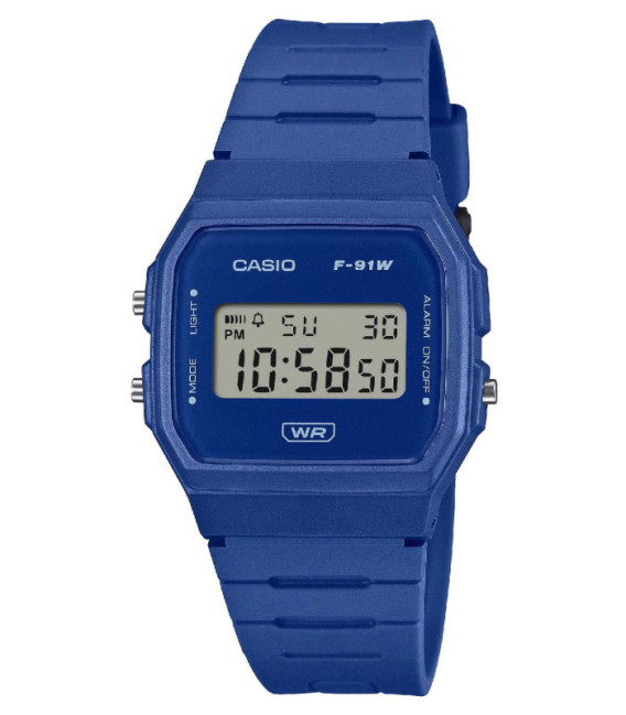 Reloj Azul F91WB CASIO COLLECTION - F-91WB-2A1EF